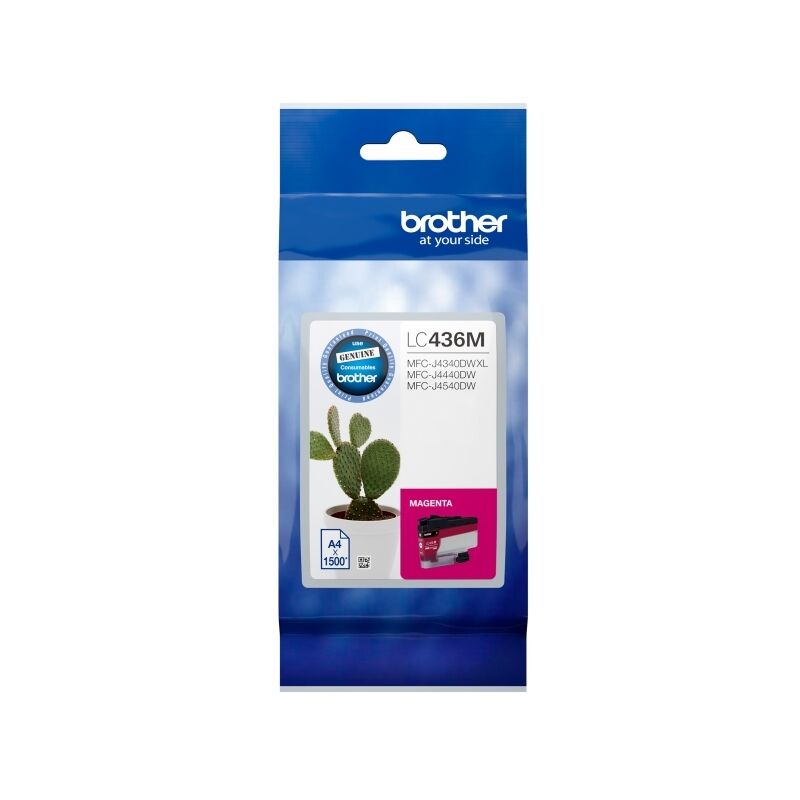Brother LC436M Magenta Genuine Toner Cartridge