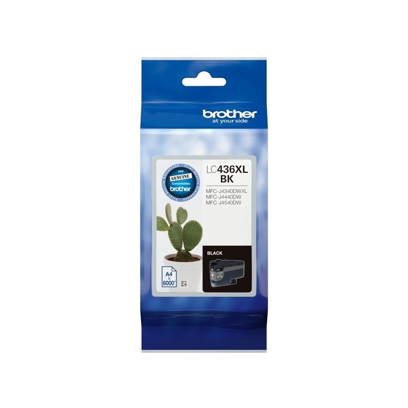 Brother LC436XLBK Black Genuine Toner Cartridge