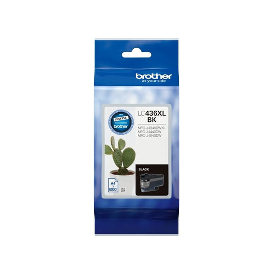 Brother LC436XLBK Black Genuine Toner Cartridge
