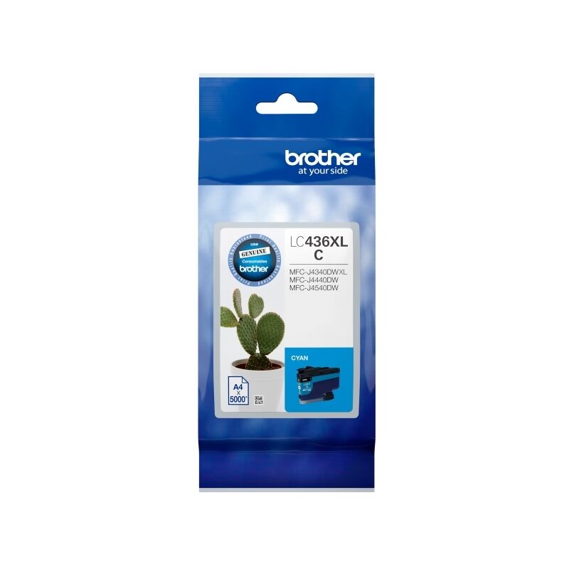 Brother LC436XLC Cyan Genuine Toner Cartridge