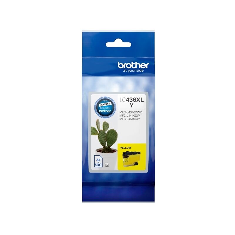 Brother LC436XLY Yellow Genuine Ink Cartridge