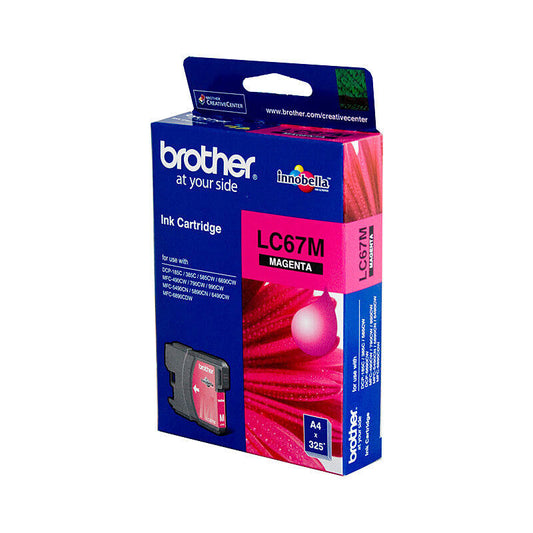Brother LC67M Magenta Genuine Toner Cartridge