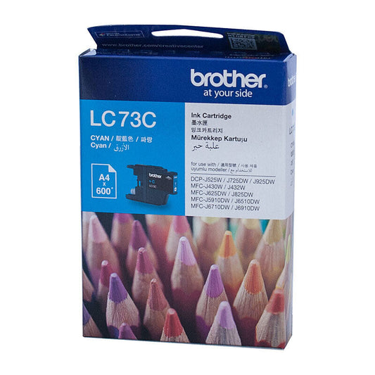 Brother LC73C Cyan Genuine Ink Cartridge
