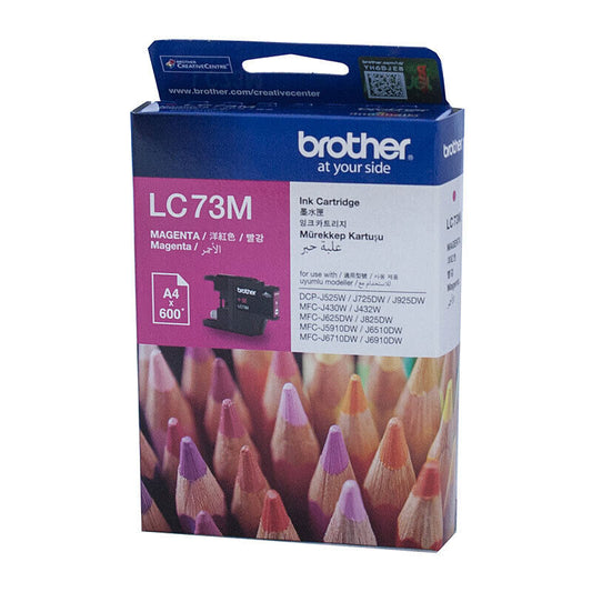 Brother LC73M Magenta Genuine Ink Cartridge