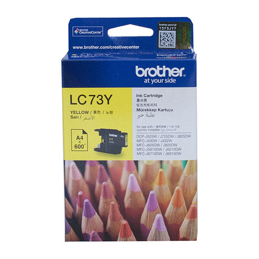 Brother LC73Y Yellow Genuine Toner Cartridge