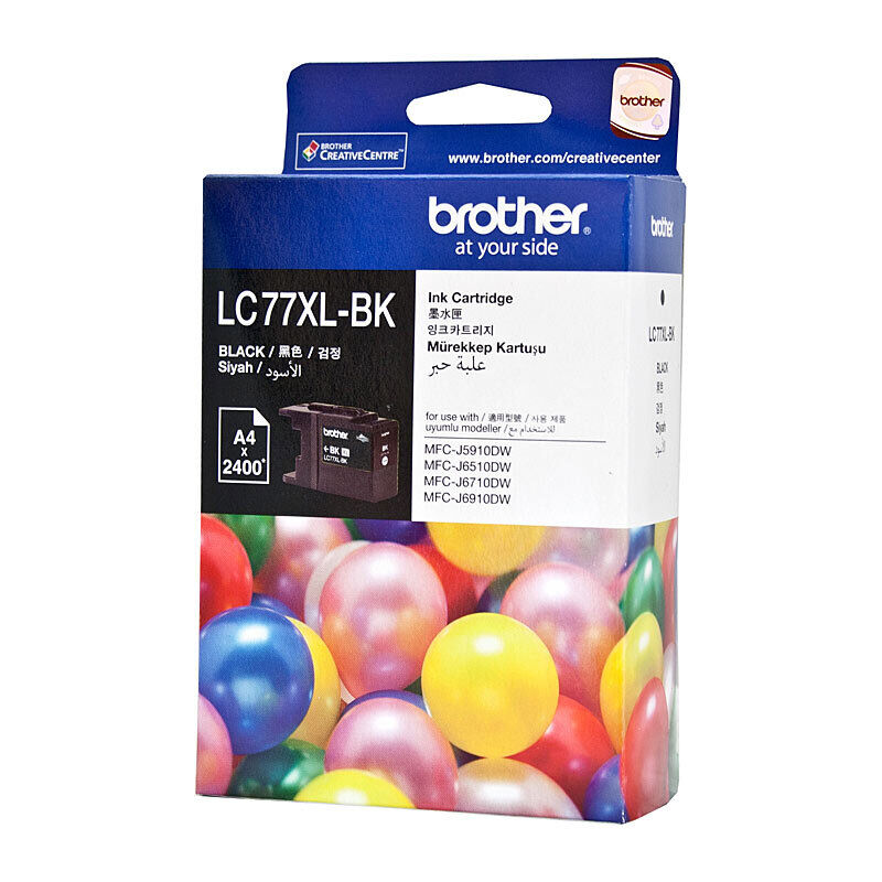 Brother LC77XLBK Black Genuine Toner Cartridge