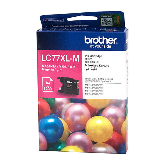 Brother LC77XLM Magenta Genuine Ink Cartridge