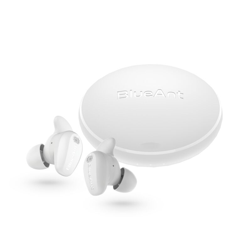 BlueAnt Pump Air EPIC True Wireless Earbuds White [PUMP-AIR-EPIC-WH]