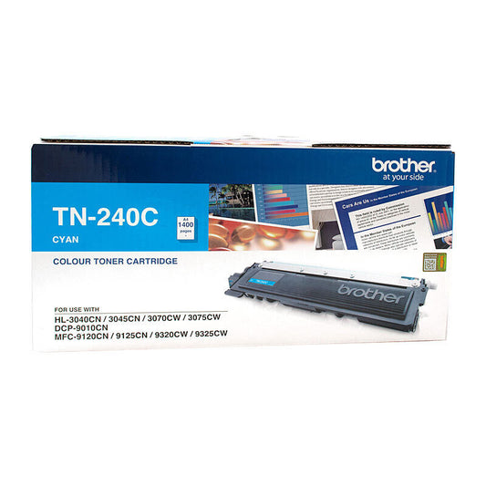 Brother TN240C Cyan Genuine Toner Cartridge