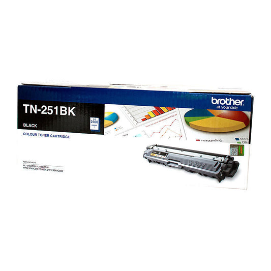 Brother TN251BK Black Genuine Toner Cartridge