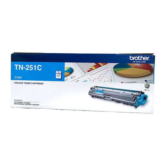Brother TN251C Cyan Genuine Toner Cartridge