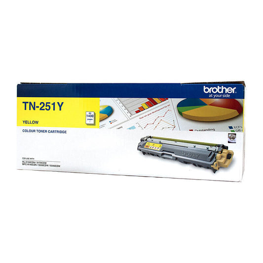 Brother TN251Y Yellow Genuine Toner Cartridge