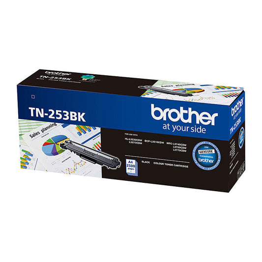 Brother TN253BK Black Genuine Toner Cartridge