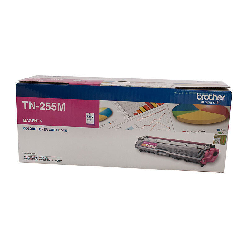 Brother TN255M Magenta Genuine Toner Cartridge