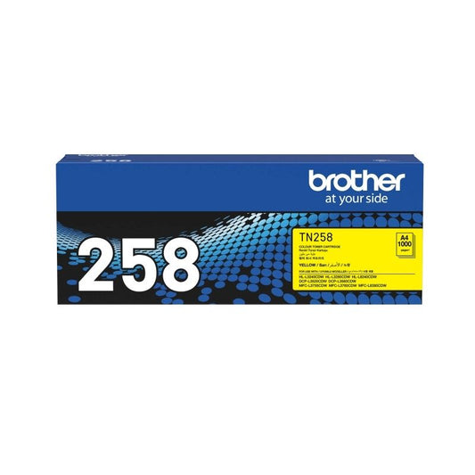 Brother TN258Y Genuine Toner Cartridge