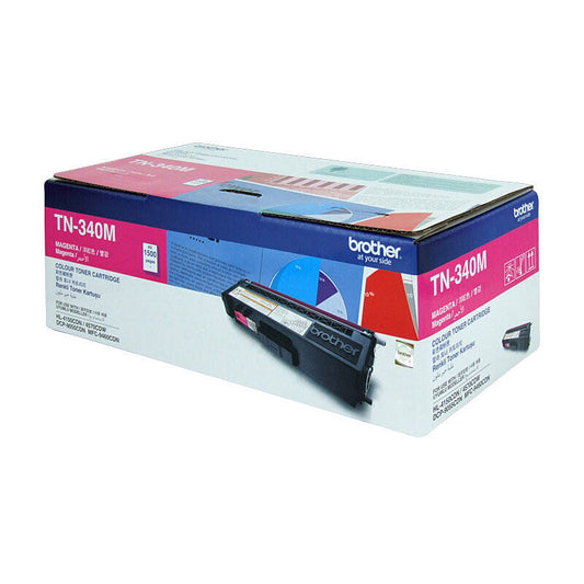 Brother TN340M Magenta Genuine Toner Cartridge