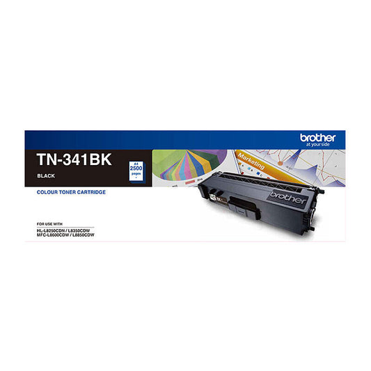 Brother TN341BK Black Genuine Toner Cartridge
