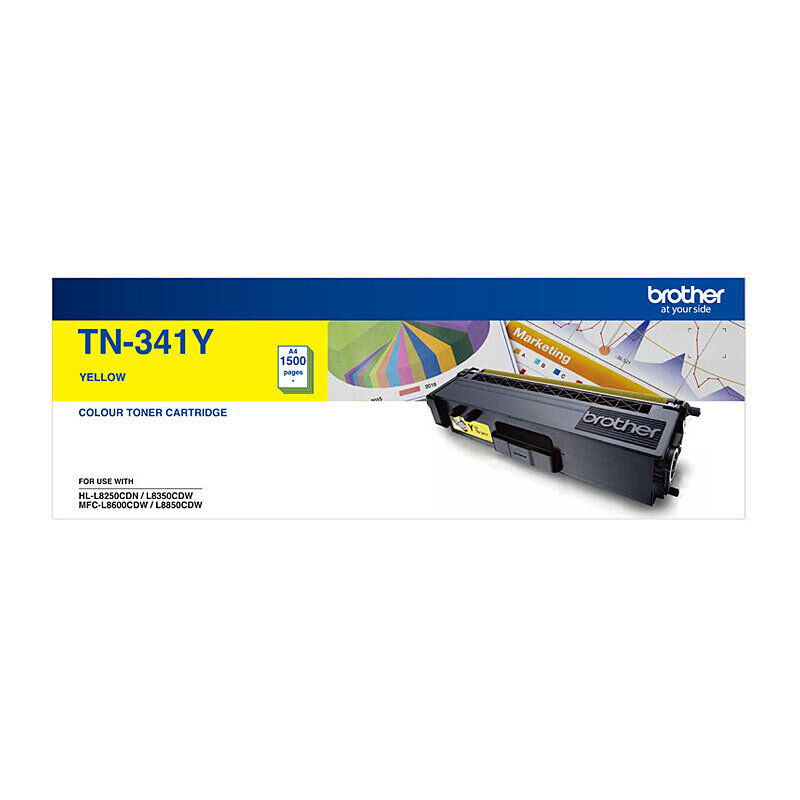 Brother TN341Y Yellow Genuine Toner Cartridge