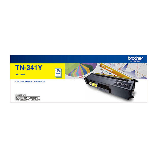 Brother TN341Y Yellow Genuine Toner Cartridge
