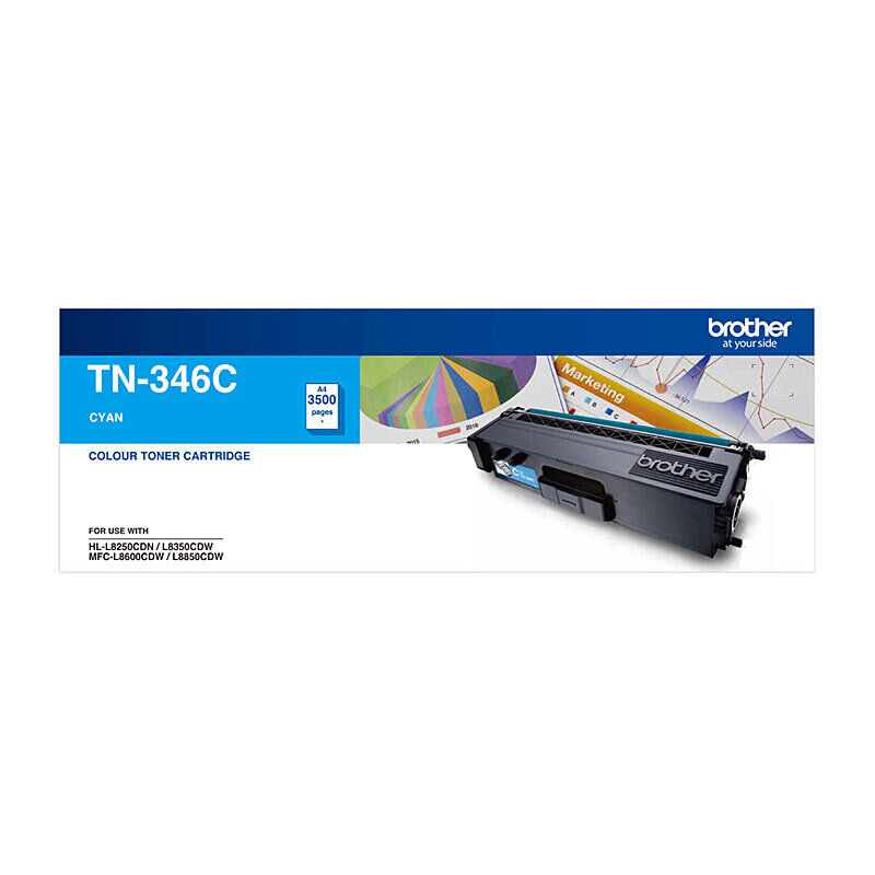 Brother TN346C Cyan Genuine Toner Cartridge