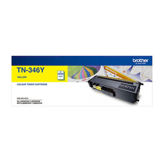 Brother TN346Y Yellow Genuine Toner Cartridge