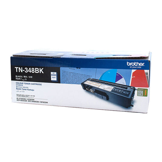 Brother TN348BK Black Genuine Toner Cartridge