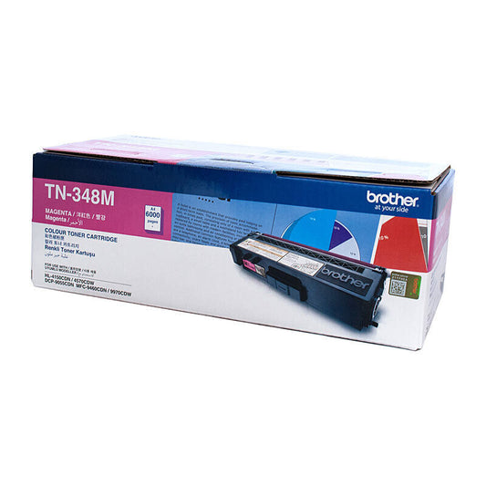 Brother TN348M Magenta Genuine Toner Cartridge