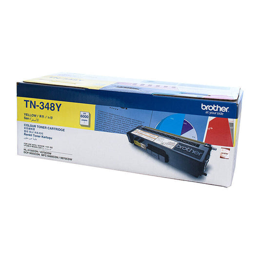 Brother TN348Y Yellow Genuine Toner Cartridge