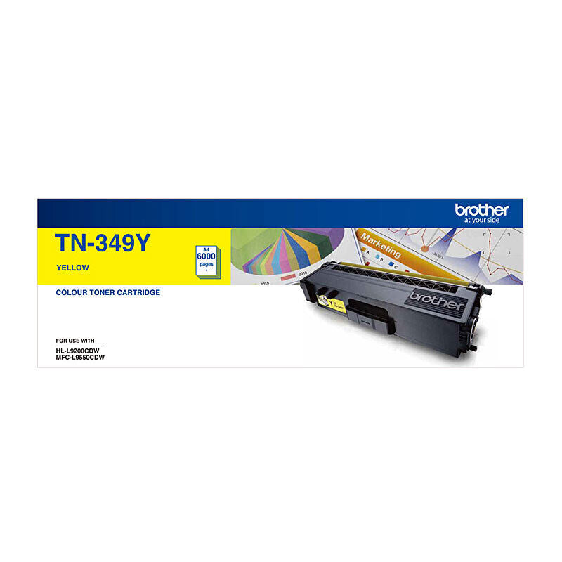 Brother TN349Y Yellow Genuine Toner Cartridge