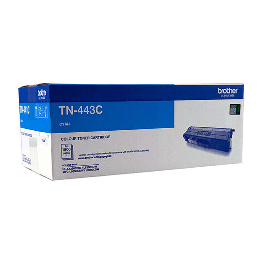 Brother TN443C Cyan Genuine Toner Cartridge