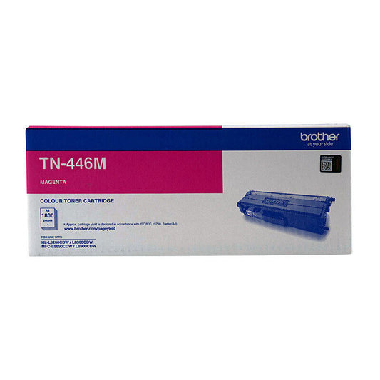Brother TN446M Magenta Genuine Toner Cartridge