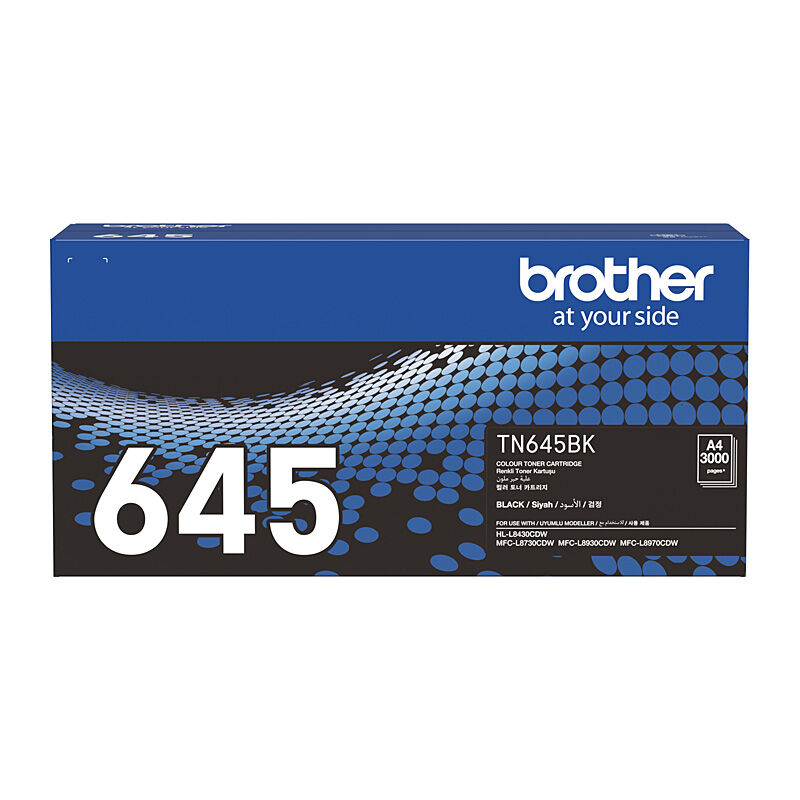 Brother TN645BK Black Genuine Toner Cartridge