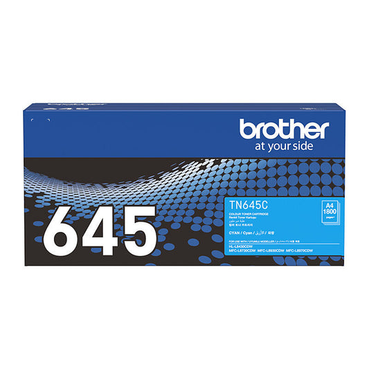 Brother TN645C Cyan Genuine Toner Cartridge