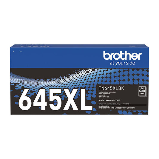 Brother TN645XLBK Black Genuine Toner Cartridge