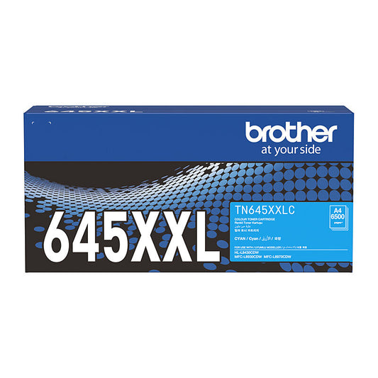 Brother TN645XXLC Cyan Genuine Toner Cartridge