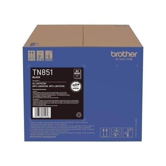 Brother TN851BK Black Genuine Toner Cartridge
