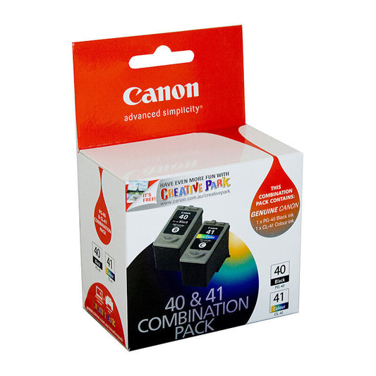 Canon PG40CL41CP Black Genuine Ink Cartridge