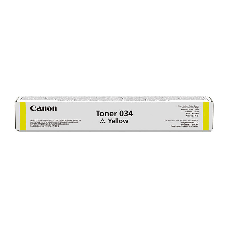 Canon CART034Y Yellow Genuine Toner Cartridge