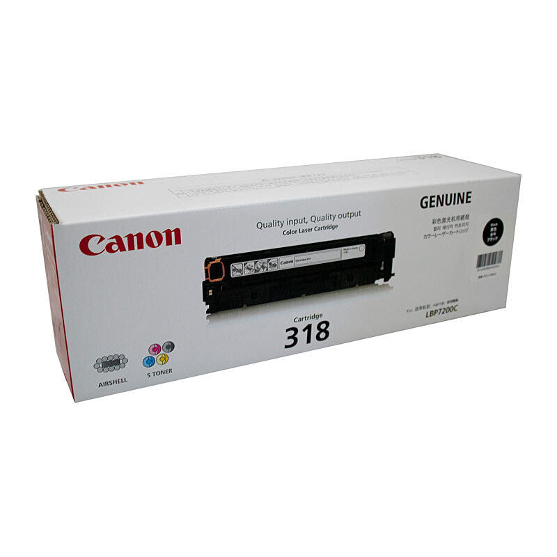 Canon CART318BK Black Genuine Toner Cartridge