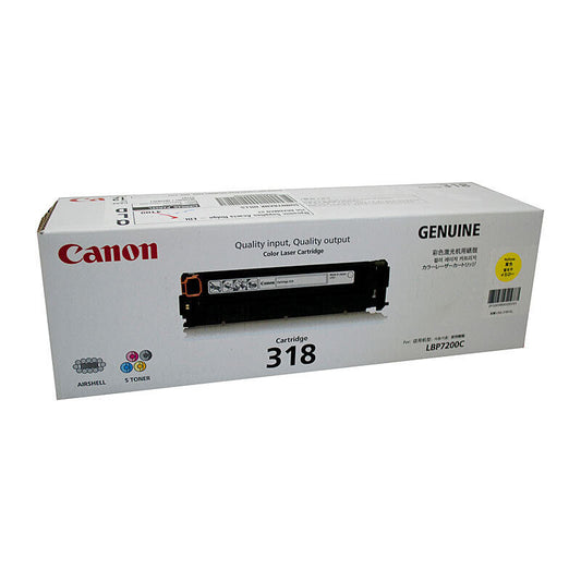 Canon CART318Y Yellow Genuine Toner Cartridge