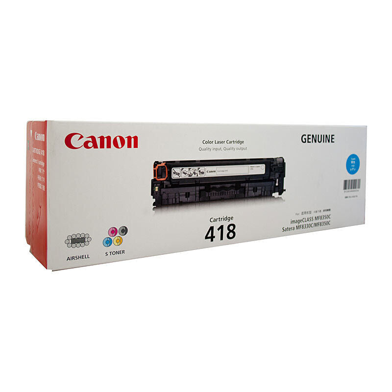 Canon CART418C Cyan Genuine Toner Cartridge