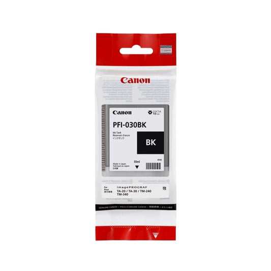 Canon PFI030BK Black Genuine Ink Cartridge