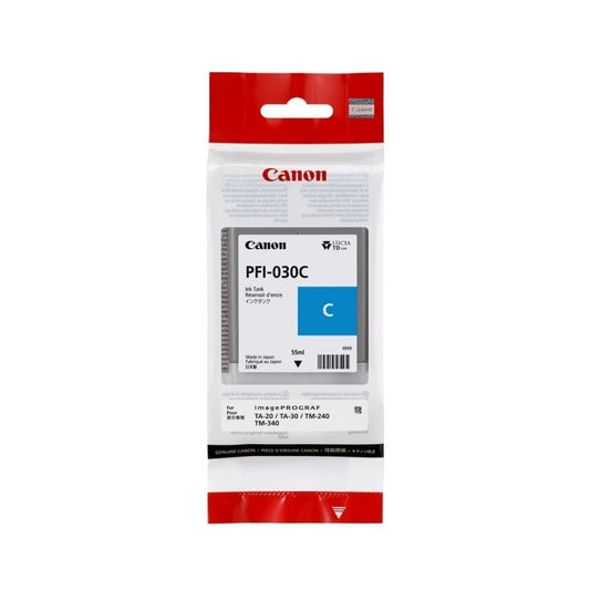 Canon PFI030C Cyan Genuine Ink Cartridge