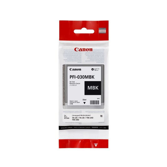 Canon PFI030MBK Matte Black Genuine Ink Cartridge