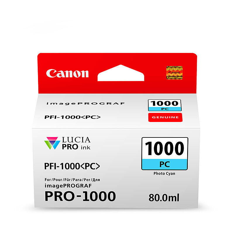 Canon PFI1000PC Cyan Genuine Toner Cartridge