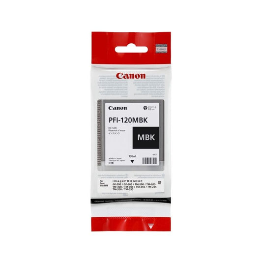 Canon PFI120MBK Matte Black Genuine Ink Cartridge