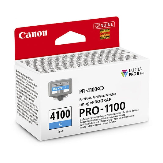 Canon PFI4100C Cyan Genuine Toner Cartridge