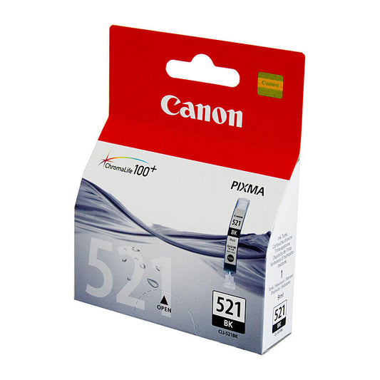Canon CLI521BK Black Genuine Toner Cartridge