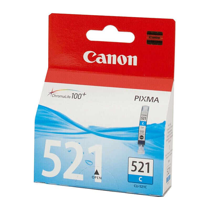 Canon CLI521C Cyan Genuine Toner Cartridge