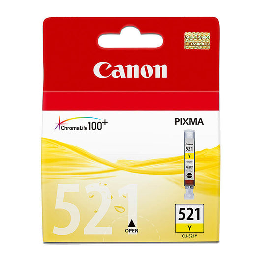 Canon CLI521Y Yellow Genuine Ink Cartridge